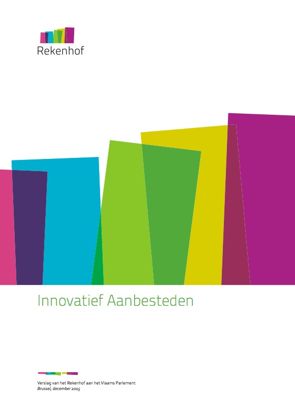 Cover Verslag aan het Vlaams Parlement Innovatief Aanbesteden 