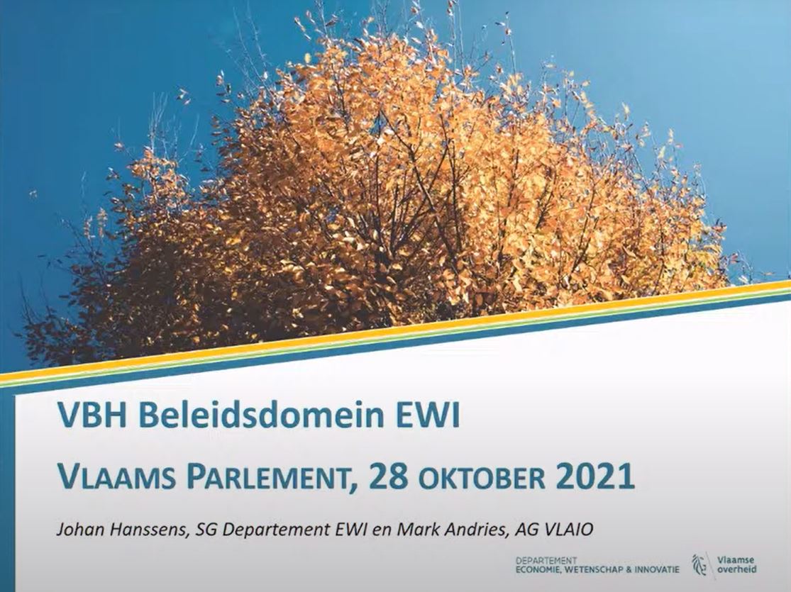  Vlaamse Brede Heroverweging en VBH-studies toegelicht in Commissie