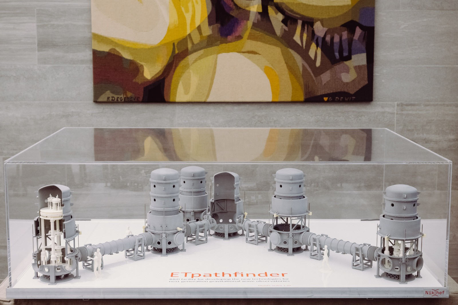Maquette van de ETpathfinder.