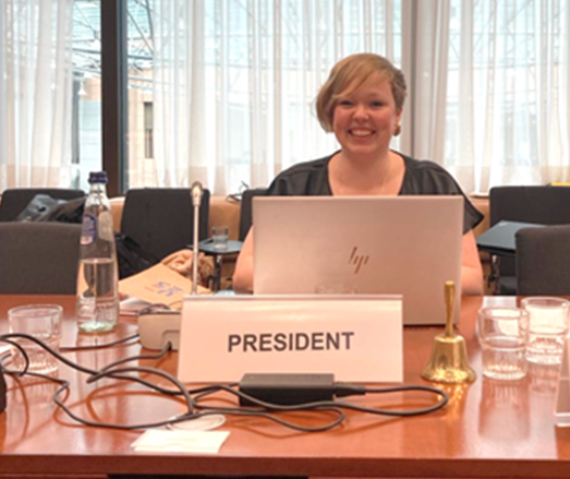 Theresia Feldman tijdens de Raad Concurrentievermogen van 23 mei 2024