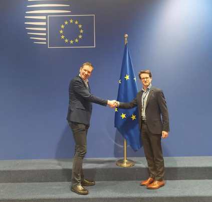 Tom Vercruysse tijdens de Raad Concurrentievermogen van 23 mei 2024