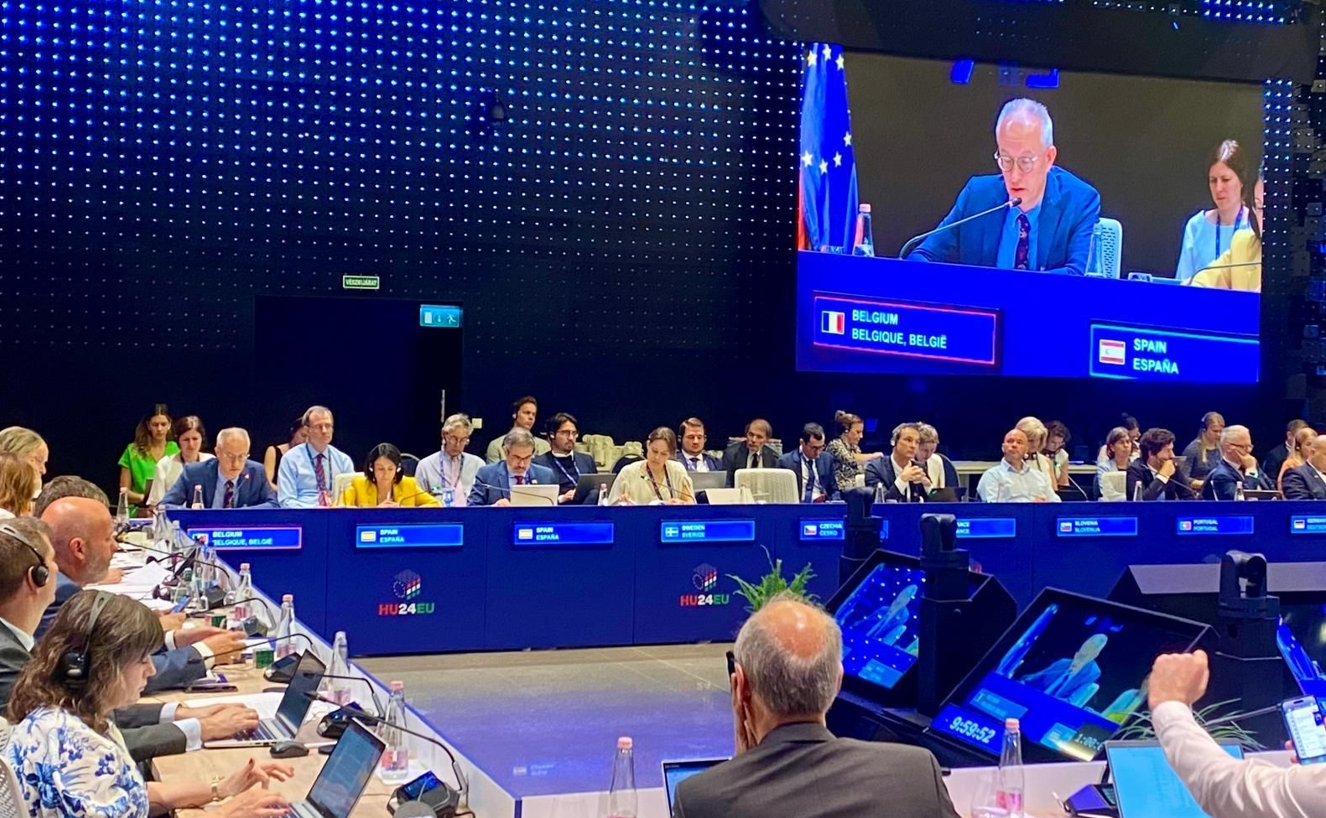 Overzichtsbeeld van de Europese Ministers voor concurrentievermogen