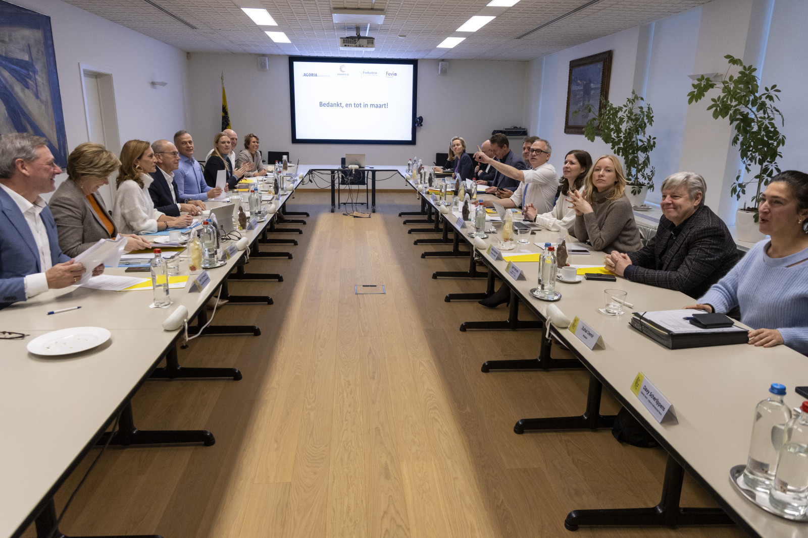 Deelnemers aan Vlaams Industrieforum