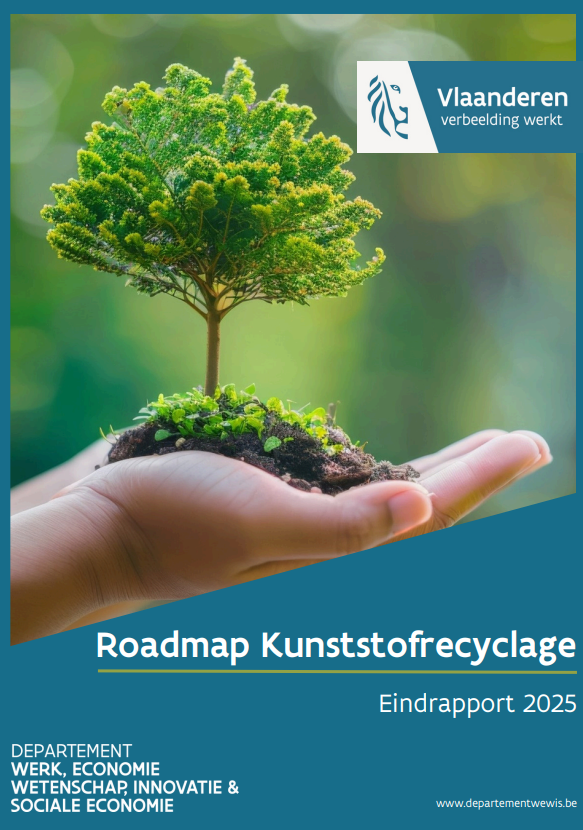 Cover met opengesperde hand waarop een boom groeit